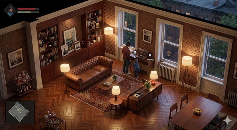 Apartment interior — concept art