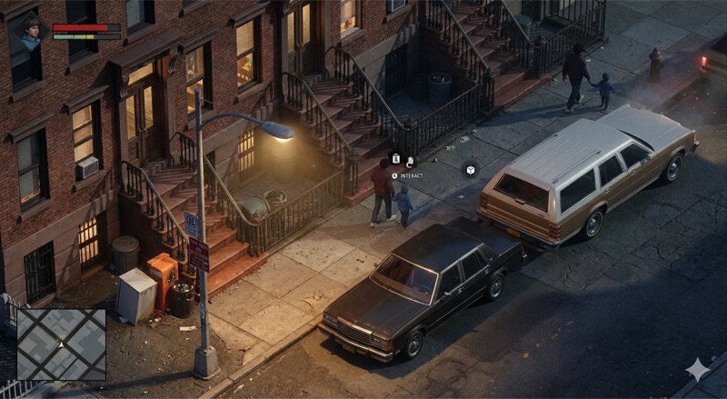 Exterior night — concept art